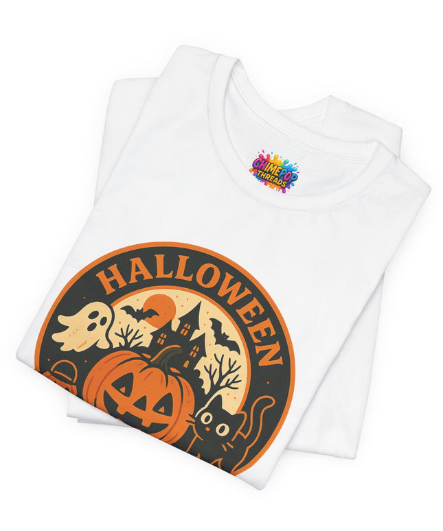 Retro Trick Or Treat Circle Tee