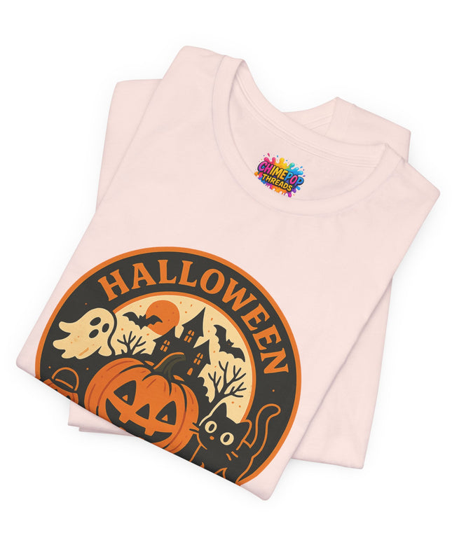 Retro Trick Or Treat Circle Tee