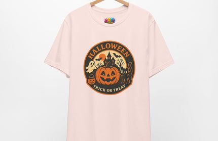 Retro Trick Or Treat Circle Tee