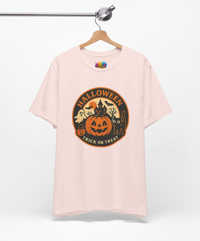 Retro Trick Or Treat Circle Tee