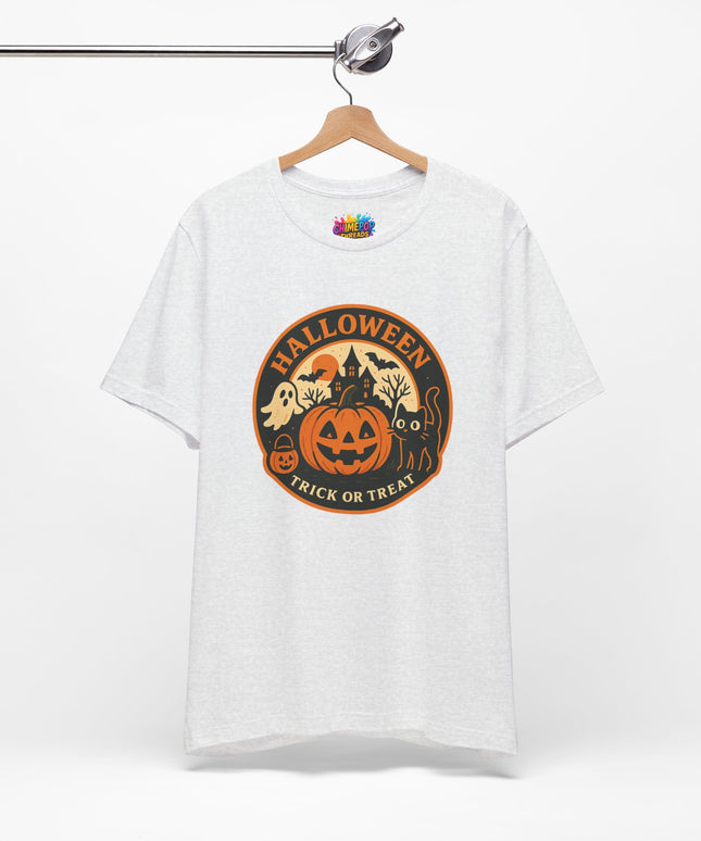 Retro Trick Or Treat Circle Tee