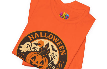 Retro Trick Or Treat Circle Tee
