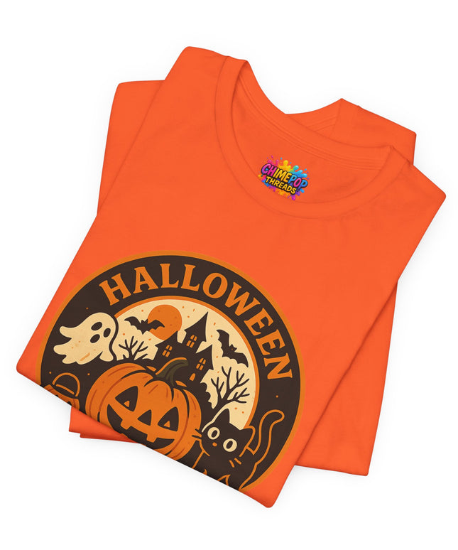Retro Trick Or Treat Circle Tee