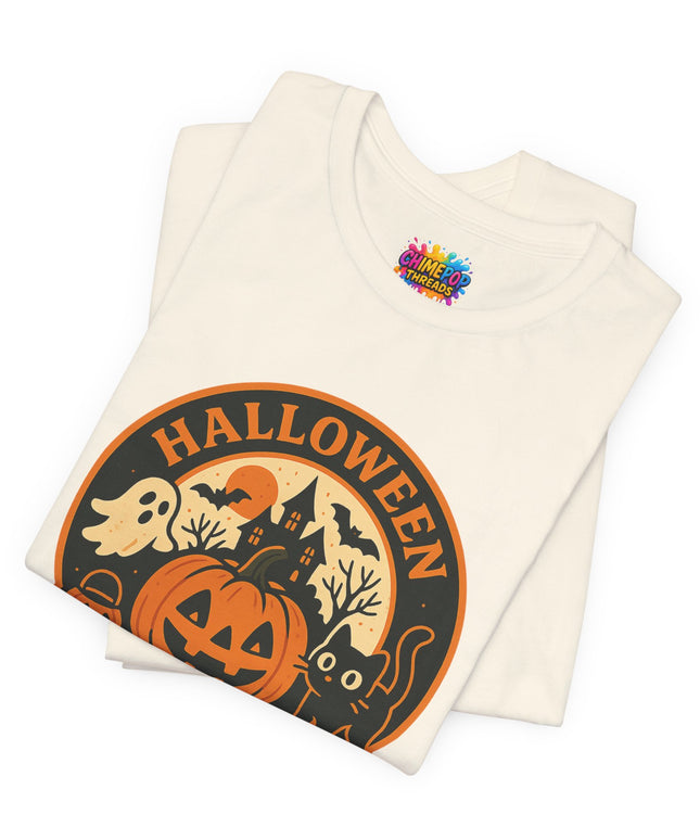 Retro Trick Or Treat Circle Tee