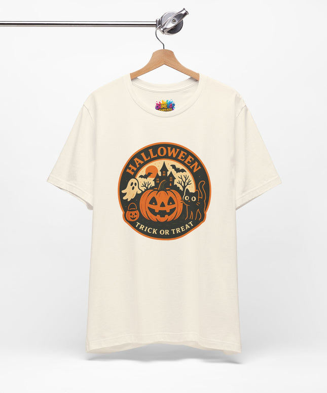 Retro Trick Or Treat Circle Tee