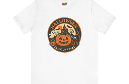 Retro Trick Or Treat Circle Tee