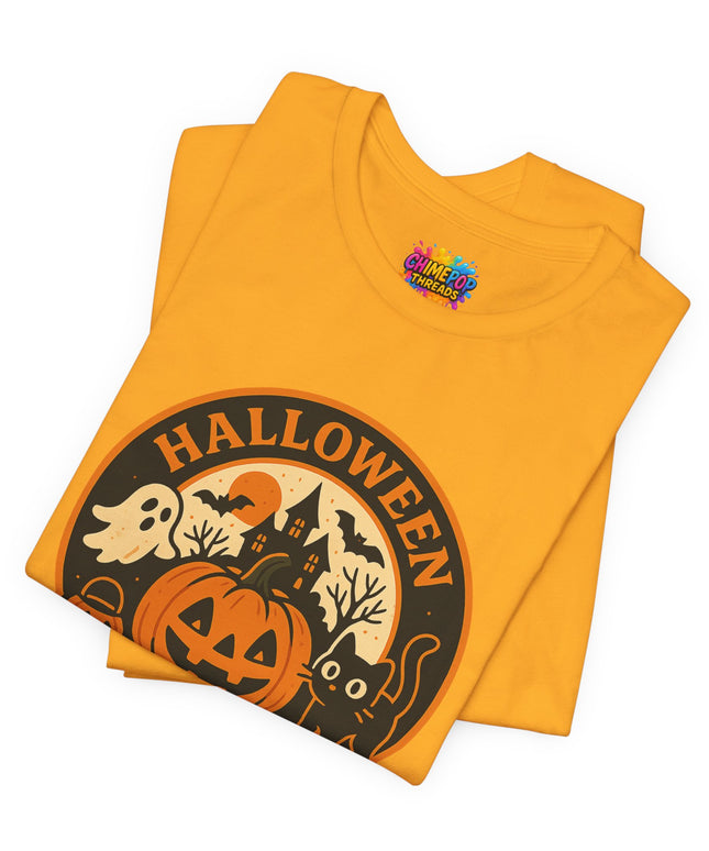 Retro Trick Or Treat Circle Tee