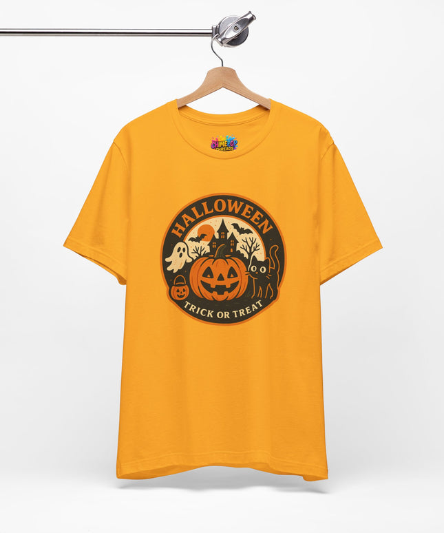 Retro Trick Or Treat Circle Tee