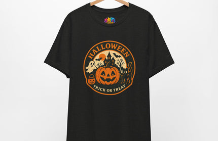 Retro Trick Or Treat Circle Tee