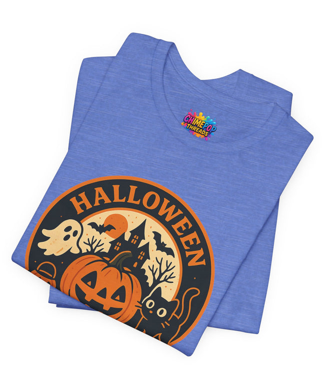 Retro Trick Or Treat Circle Tee
