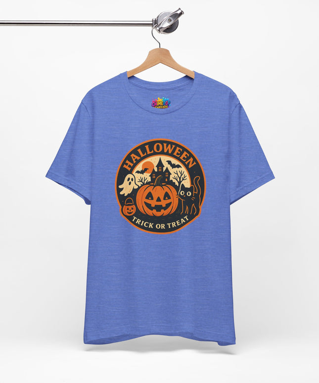 Retro Trick Or Treat Circle Tee
