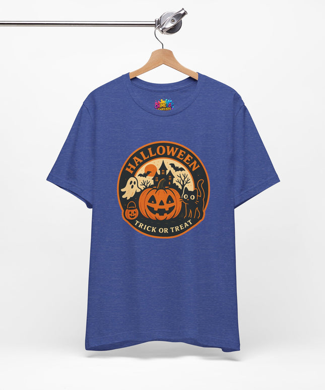 Retro Trick Or Treat Circle Tee