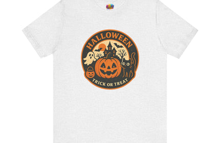 Retro Trick Or Treat Circle Tee