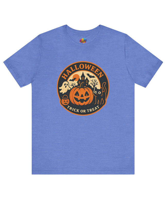 Retro Trick Or Treat Circle Tee
