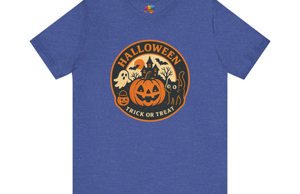 Retro Trick Or Treat Circle Tee