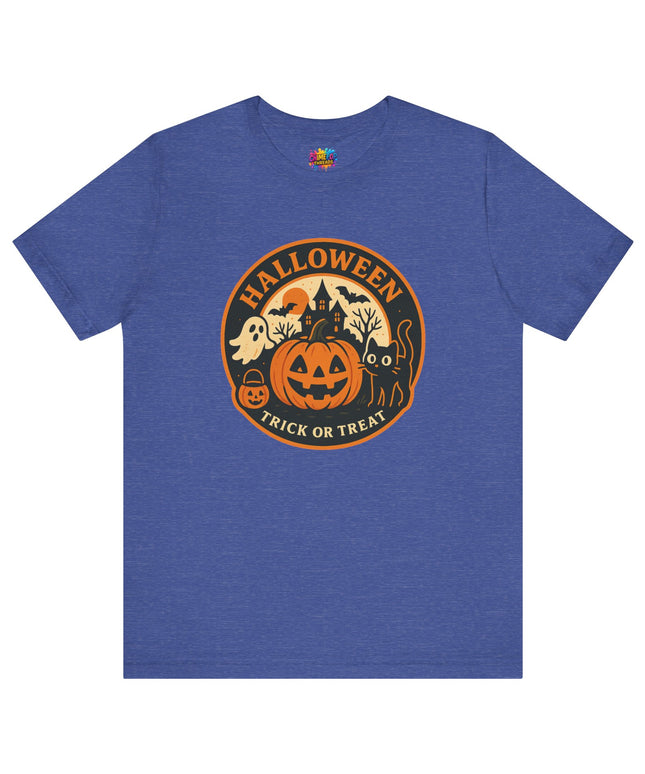 Retro Trick Or Treat Circle Tee