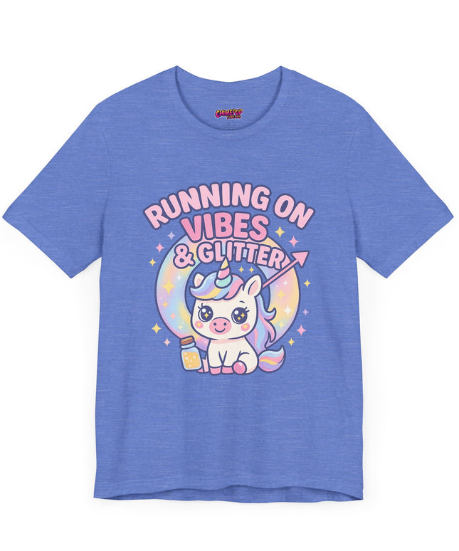 Running on Vibes and Glitter T-Shirt