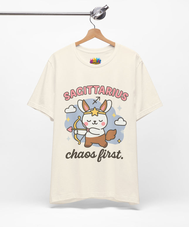 SAGITTARIUS ZODIAC – CHAOS FIRST ZODIAC BUNNY CENTAUR TEE