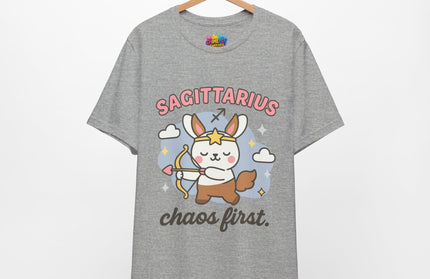 SAGITTARIUS ZODIAC – CHAOS FIRST ZODIAC BUNNY CENTAUR TEE