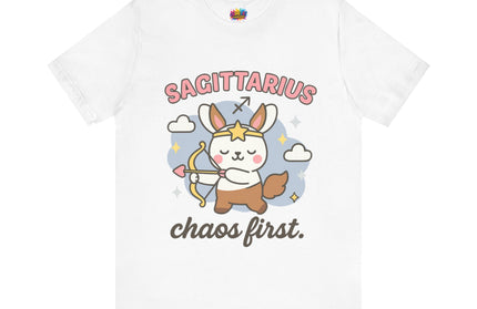 SAGITTARIUS ZODIAC – CHAOS FIRST ZODIAC BUNNY CENTAUR TEE