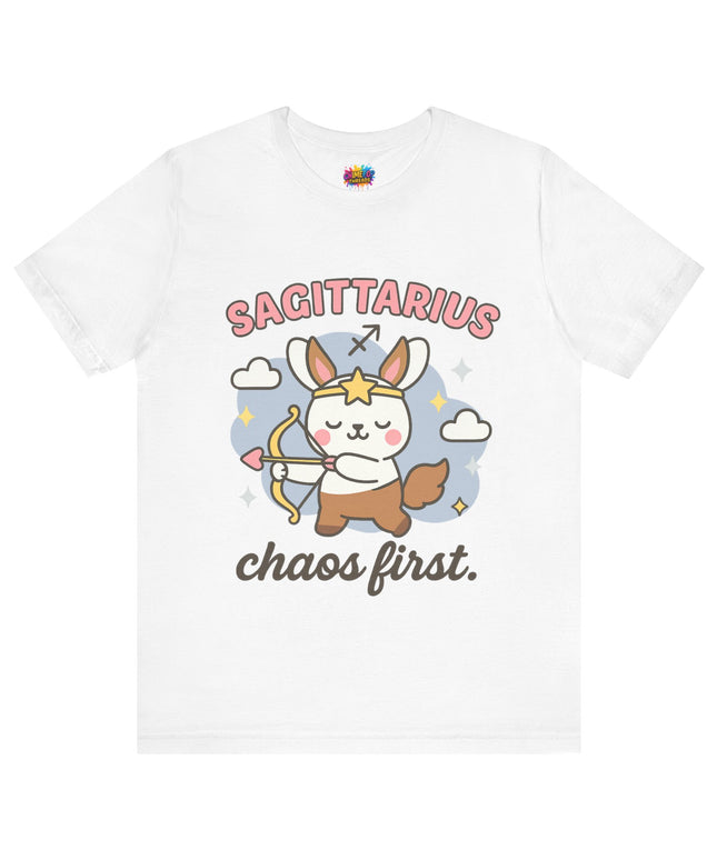SAGITTARIUS ZODIAC – CHAOS FIRST ZODIAC BUNNY CENTAUR TEE