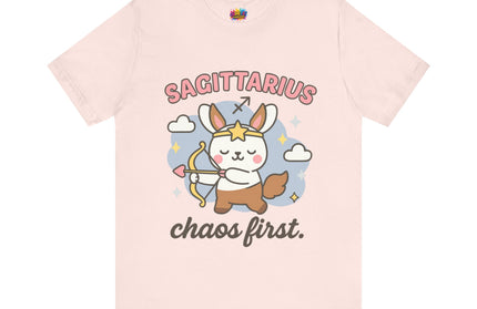 SAGITTARIUS ZODIAC – CHAOS FIRST ZODIAC BUNNY CENTAUR TEE
