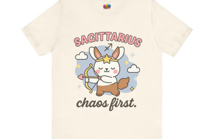 SAGITTARIUS ZODIAC – CHAOS FIRST ZODIAC BUNNY CENTAUR TEE