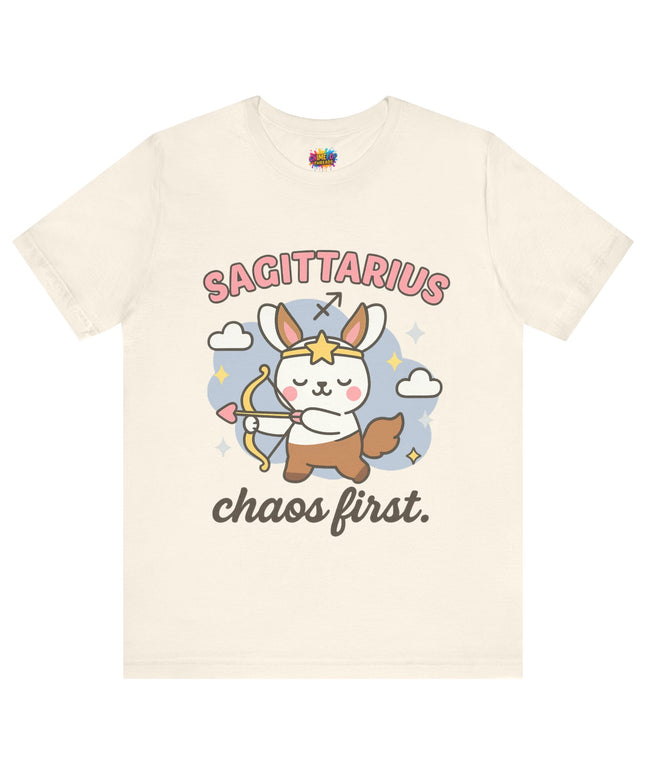 SAGITTARIUS ZODIAC – CHAOS FIRST ZODIAC BUNNY CENTAUR TEE