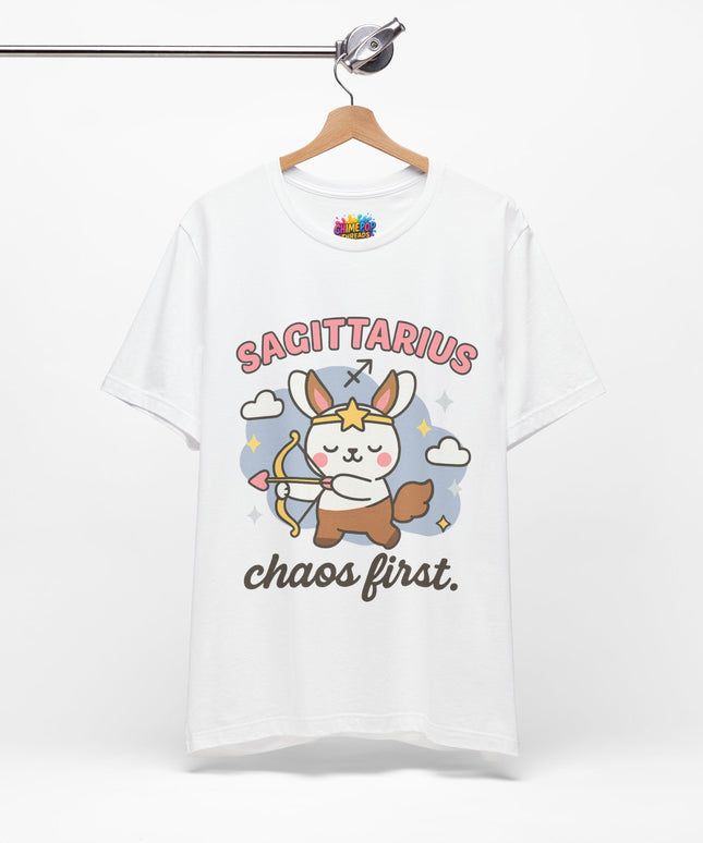 SAGITTARIUS ZODIAC – CHAOS FIRST ZODIAC BUNNY CENTAUR TEE