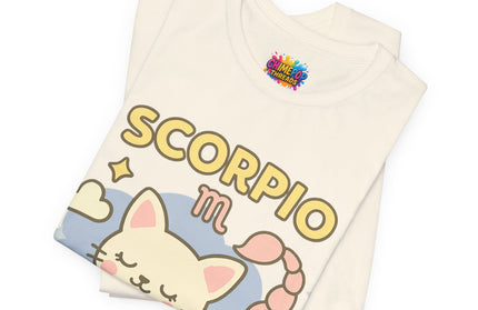 SCORPIO ZODIAC – FELT THAT, BURIED IT KITTY SCORPION TEE