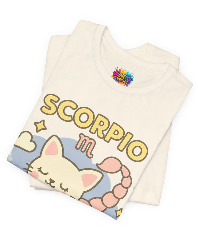 SCORPIO ZODIAC – FELT THAT, BURIED IT KITTY SCORPION TEE