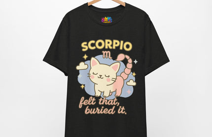SCORPIO ZODIAC – FELT THAT, BURIED IT KITTY SCORPION TEE