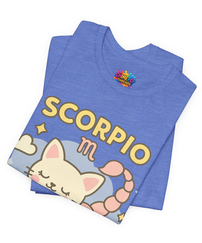 SCORPIO ZODIAC – FELT THAT, BURIED IT KITTY SCORPION TEE
