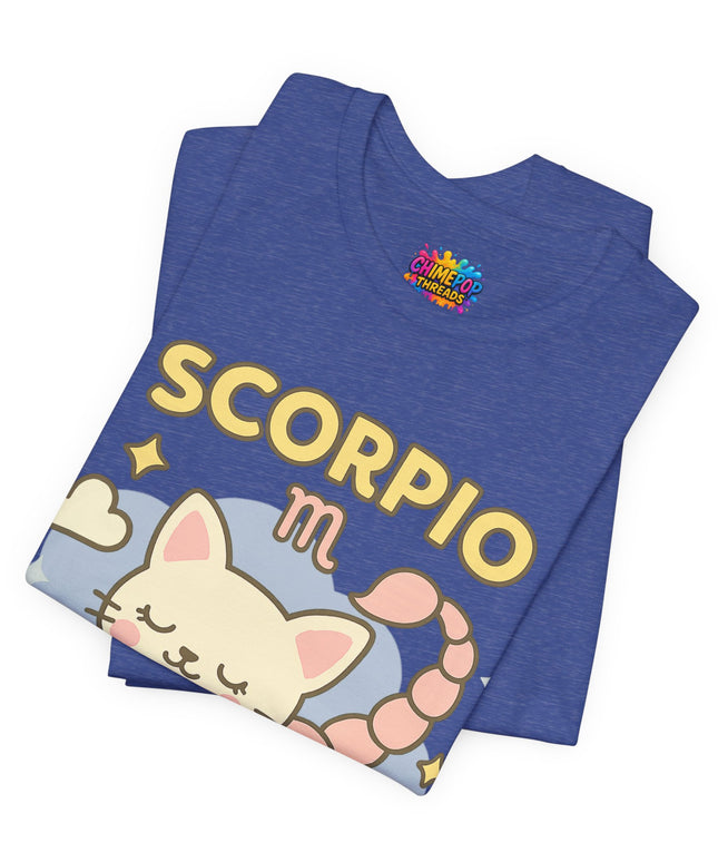 SCORPIO ZODIAC – FELT THAT, BURIED IT KITTY SCORPION TEE