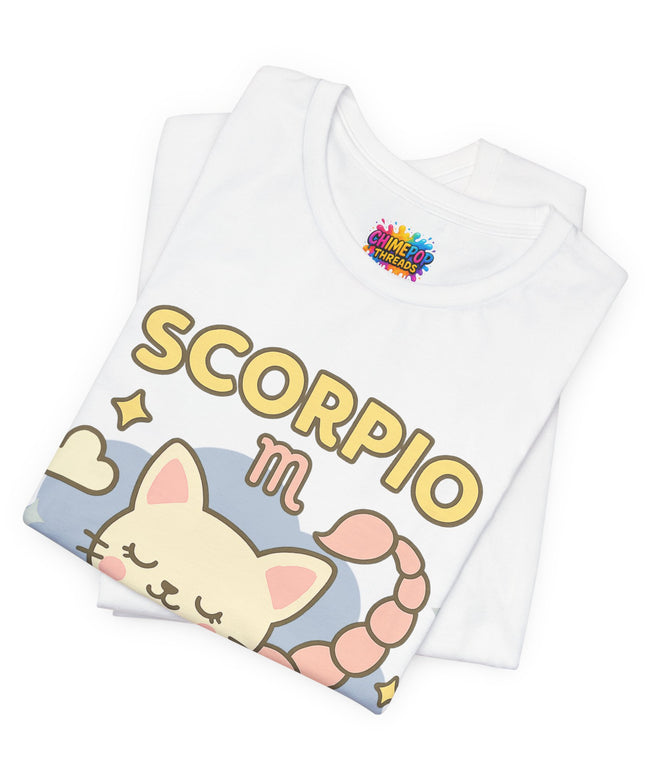 SCORPIO ZODIAC – FELT THAT, BURIED IT KITTY SCORPION TEE