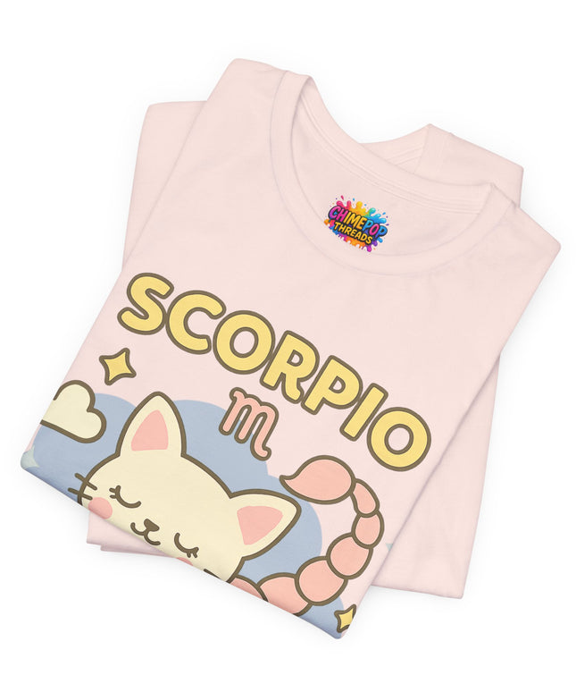 SCORPIO ZODIAC – FELT THAT, BURIED IT KITTY SCORPION TEE
