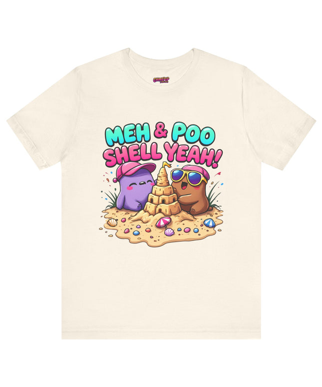 SHELL YEAH! POO & MEH MAKING - A SANDY SURPRISE TEE