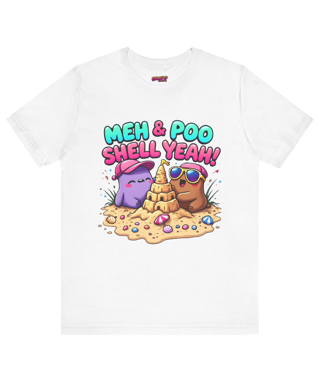 SHELL YEAH! POO & MEH MAKING - A SANDY SURPRISE TEE