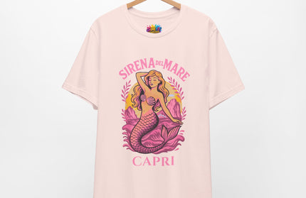 SIRENA DEL MARE CAPRI GRAPHIC TEE STATEMENT TEE