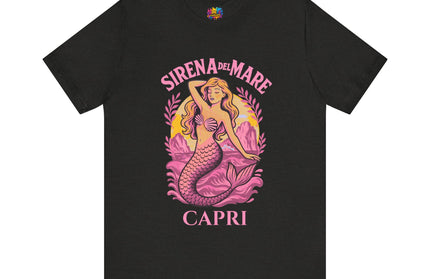 SIRENA DEL MARE CAPRI GRAPHIC TEE STATEMENT TEE