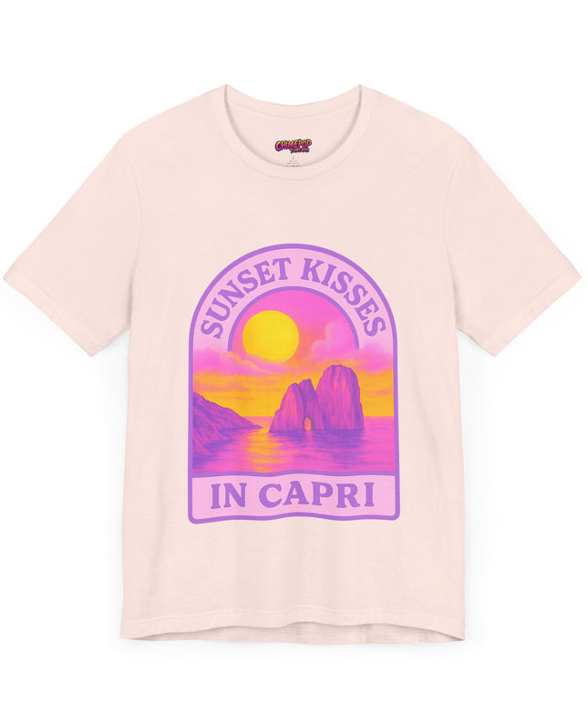 SUNSET IN CAPRI CHIMEPOP ORIGINAL GRAPHIC TEE