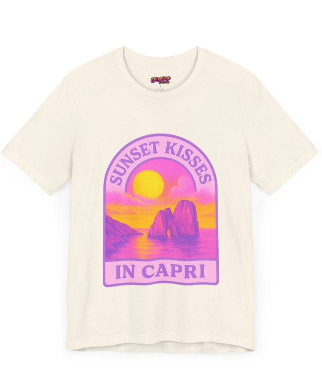 SUNSET IN CAPRI CHIMEPOP ORIGINAL GRAPHIC TEE