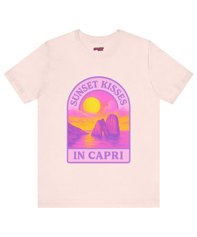 SUNSET IN CAPRI CHIMEPOP ORIGINAL GRAPHIC TEE