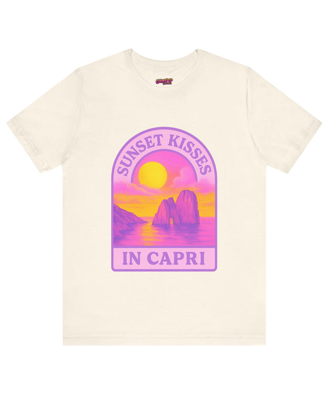 SUNSET IN CAPRI CHIMEPOP ORIGINAL GRAPHIC TEE