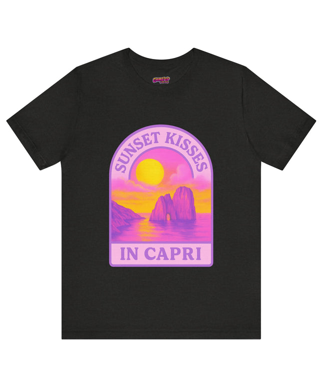 SUNSET IN CAPRI CHIMEPOP ORIGINAL GRAPHIC TEE