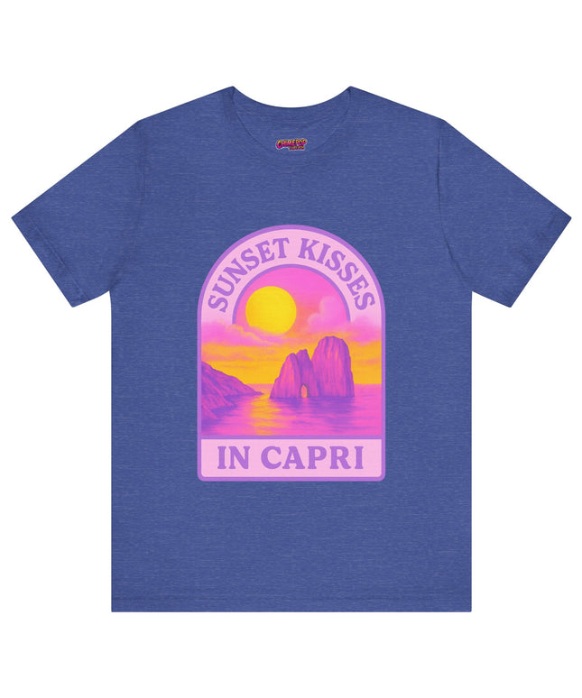 SUNSET IN CAPRI CHIMEPOP ORIGINAL GRAPHIC TEE