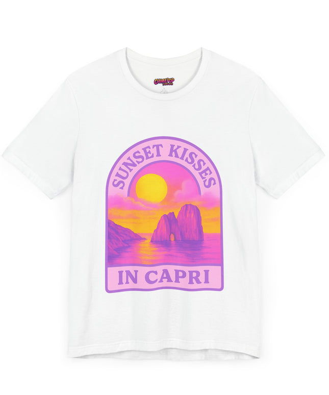SUNSET IN CAPRI CHIMEPOP ORIGINAL GRAPHIC TEE