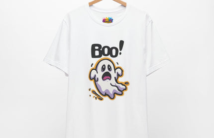 Screaming Cartoon Ghost Tee