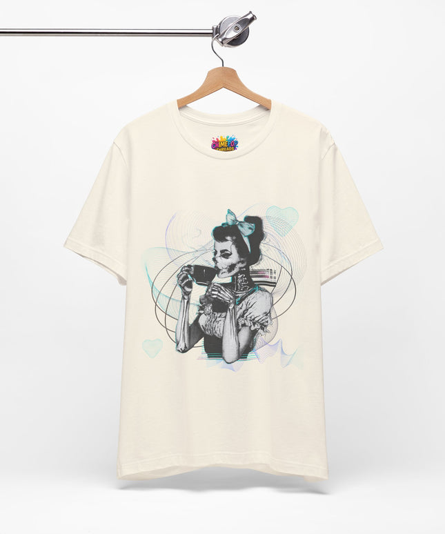Skeleton Caffeine Addict Tee
