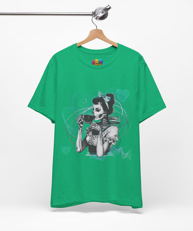 Skeleton Caffeine Addict Tee